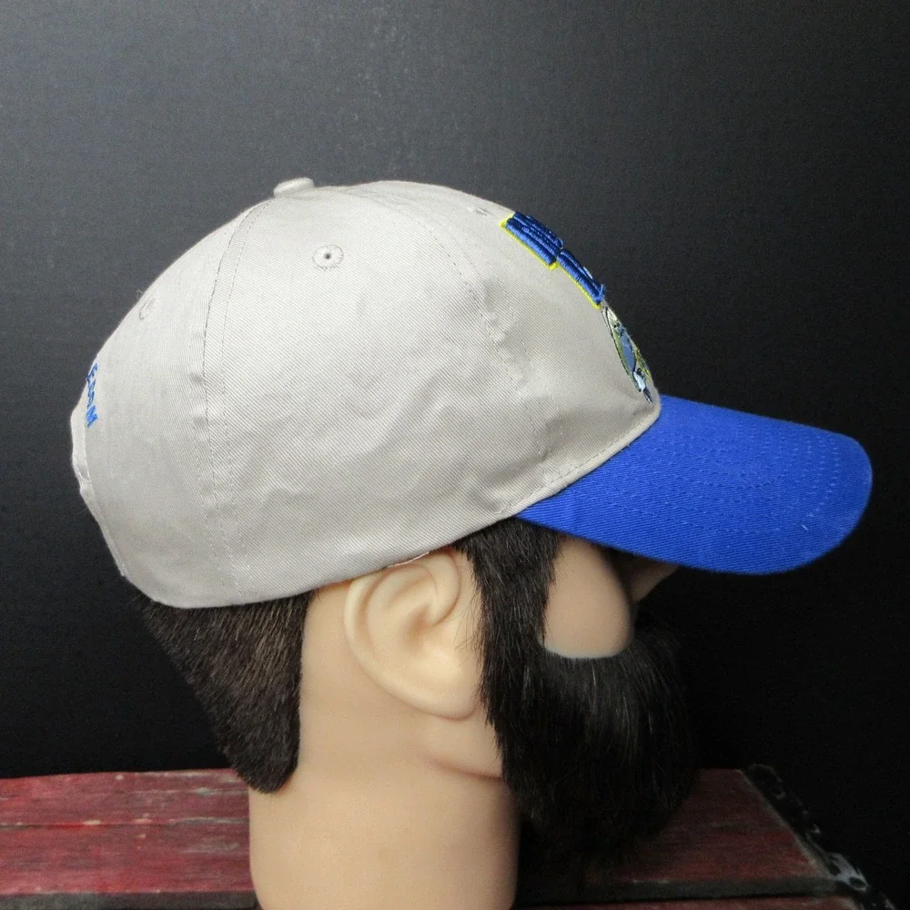 Mud Hole Rod Building Supply Fishing Baseball Cap Hat Adjustable Tan Blue
